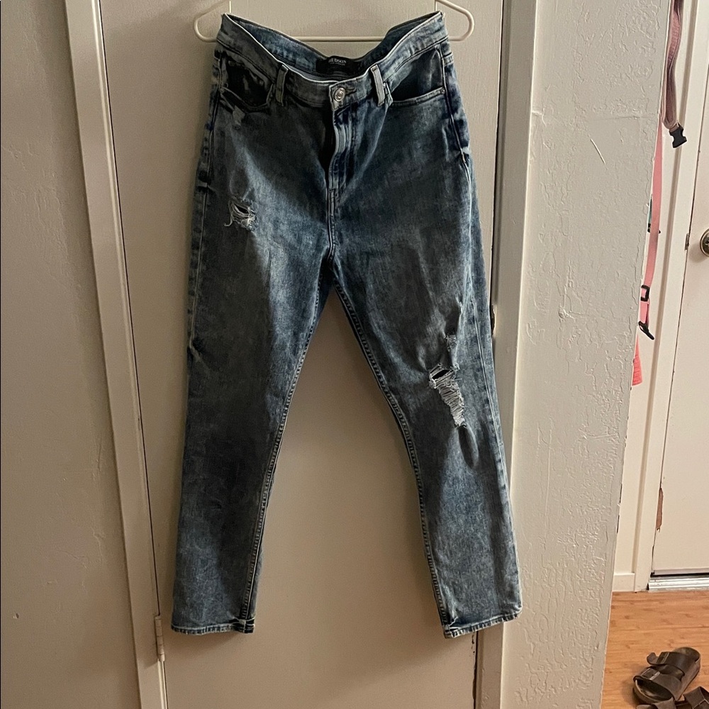 Hudson Jeans Holly Blue Straight Jeans